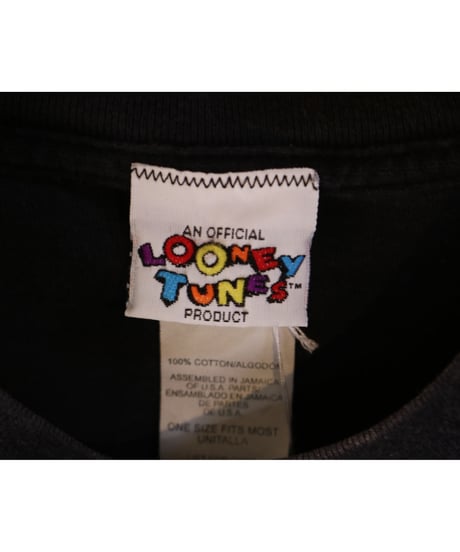 【古着】LOONEY TUNES TWEETY Tee Black Size OS