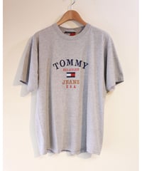 【古着】TOMMY HILFIGER JEANS USA Tee Grey Size L