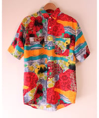 【古着】ISLAND LIFE CATALINA TROPICAL SHIRT Multi Size M