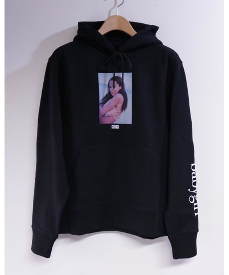 KITH x RW x AALIYAH ROCK THE BOAT JANE HOODIE Black Size S