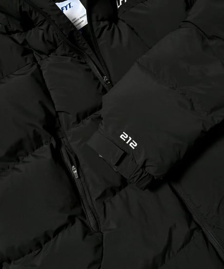 LFYT X-TREAM LOGO PUFFER JACKET BLACK