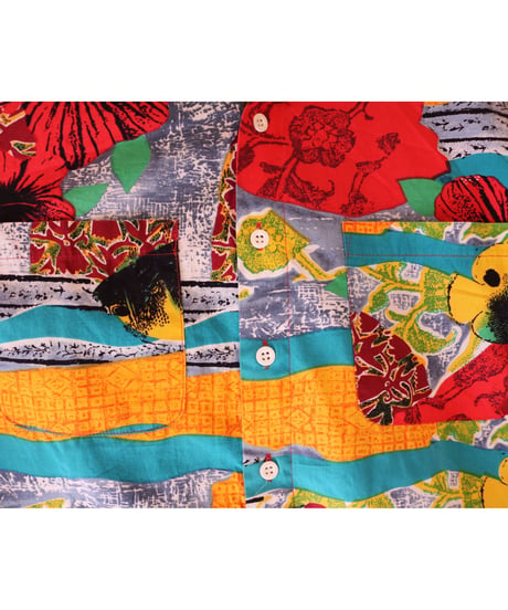 【古着】ISLAND LIFE CATALINA TROPICAL SHIRT Multi Size M