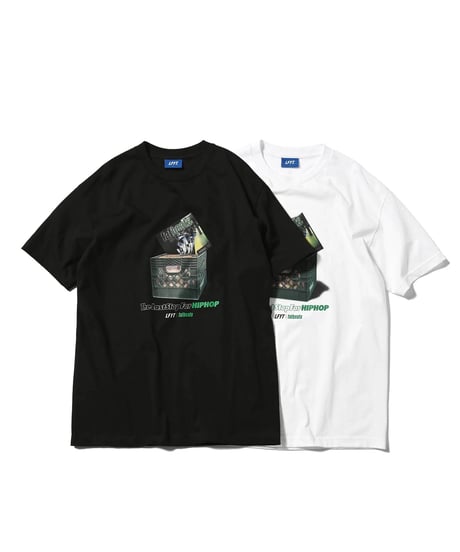 LFYT × fatbeats MILK CRATE S/S TEE Black