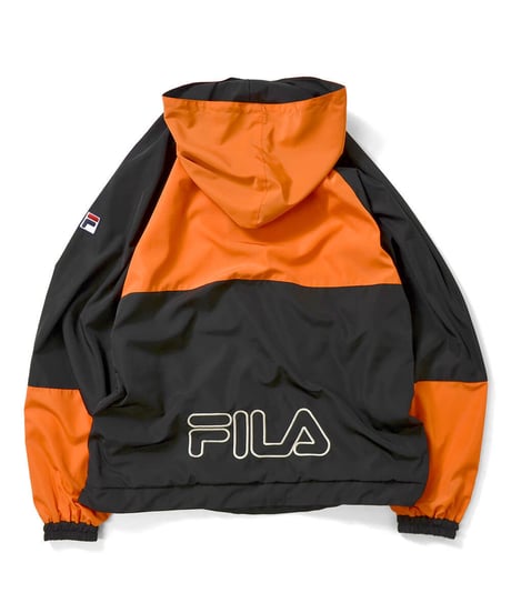 Lafayette FILA ラファイエット フィラ CLASSIC ANORAK JACKET アノラックジャケット LFT18AWSP001 ORANGE オレンジ