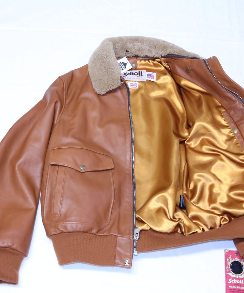 Supreme/Shott Leather A-2 Flight Jacket | NEO T Supreme/Shott Leather A-2 Flight Jacket | NEO T