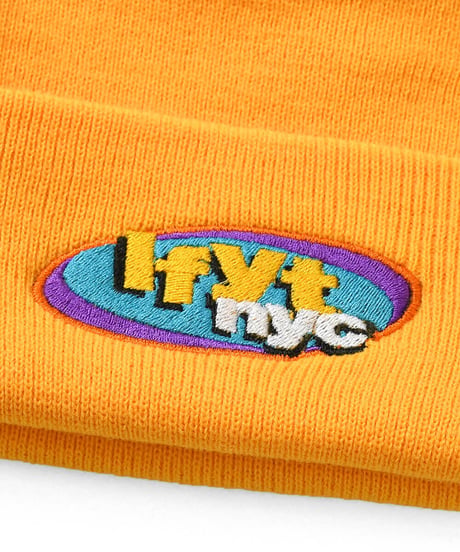 LFYT エルエフワイティー NY RADIO LONG BEANIE ニットキャップ YELLOW イエロー