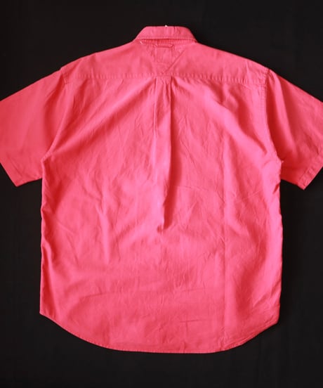 【古着】TOMMY HILFIGER SS BD SHIRTS Pink Size L