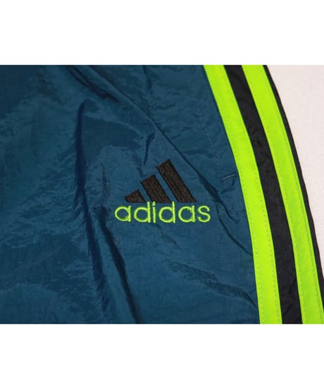 【古着】ADIDAS NYLON PANTS Green Size XL