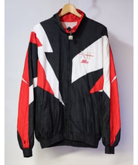 【古着】PRO CELEBRITY NYLON JACKET BIG 12 CONFERENCE DR PEPPER Red/Black/White Size L