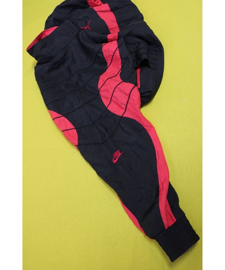 【古着】NIKE AIR JORDAN NYLON JACKET Black/Red Size M