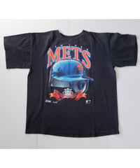 【古着】SALEM SPORTSWEAR NEW YORK METS Tee Navy Size XL