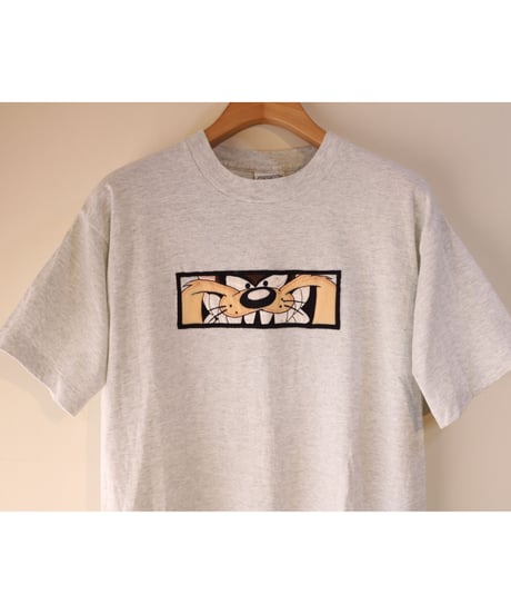 【古着】LOONEY TUNES TAZMANIAN DEVIL Tee Grey Size M