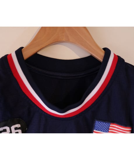 【古着】AOT BASKETBALL SHIRT Navy/Red