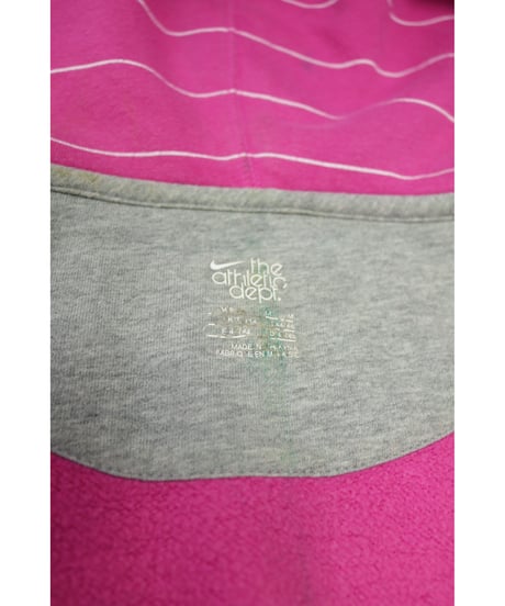 【古着】NIKE ZIP HOODIE Pink Size M