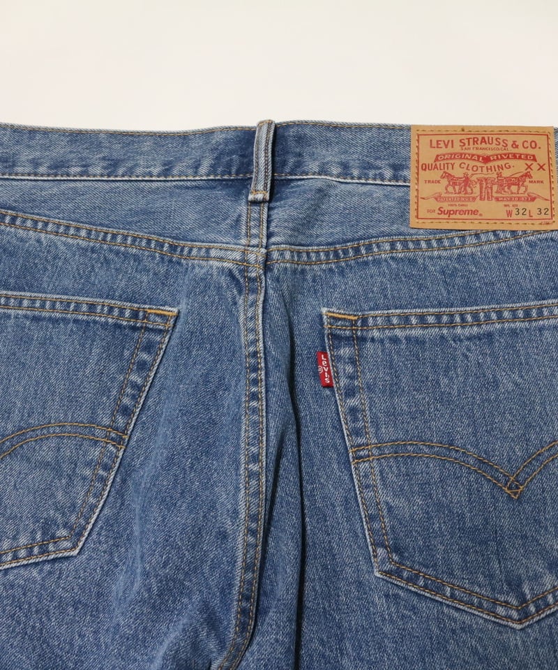 Supreme/Levi's Custom fit 505 Jeans indigo W32×