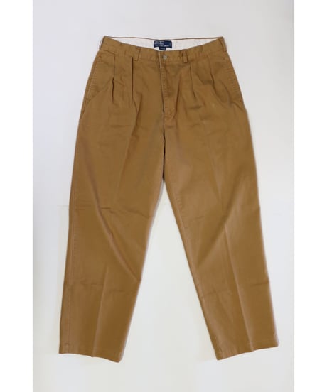 【古着】POLO RALPH  LAUREN CHINO PANTS Camel Brown Size W36/L32