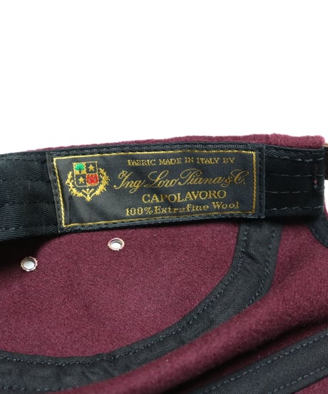 Supreme x Loro Piana Wool  Camp Cap キャンプキャップ Burgundy バーガンディ