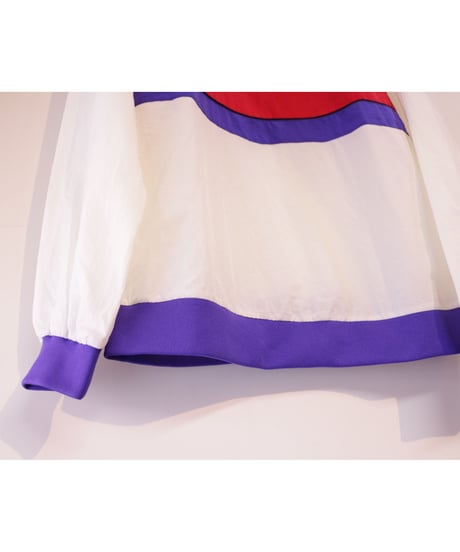 【古着】FOREVER 21 NYLON TOP USA White Size S