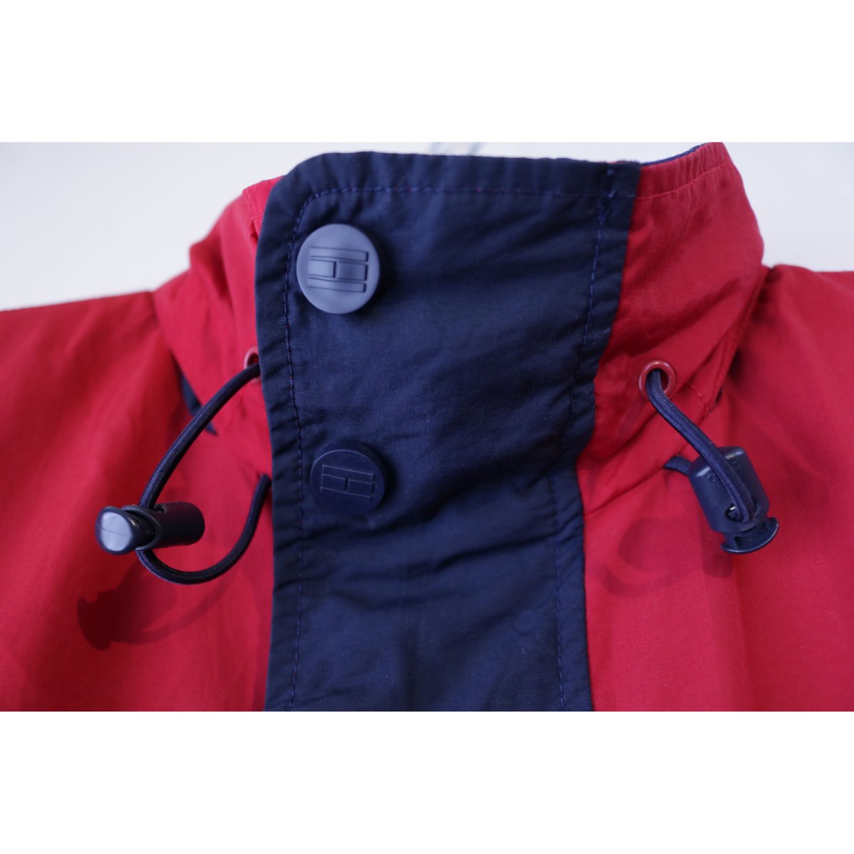 古着】TOMMY HILFIGER NYLON JACKET Red/Navy Size L