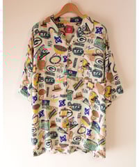 【古着】NFL PACKERS ALOHA SHIRT Beige Size XL