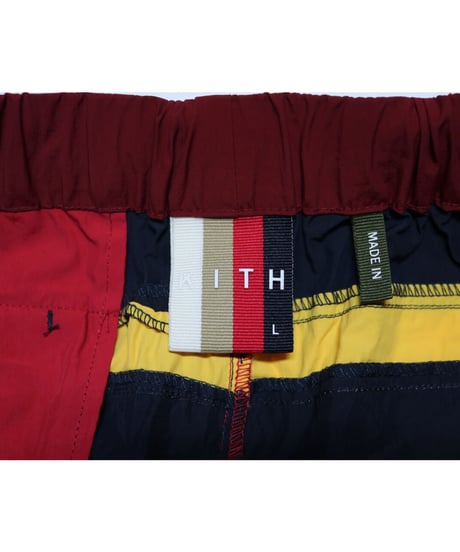 KITH Colorblocked Track Pant Red Multi Size L