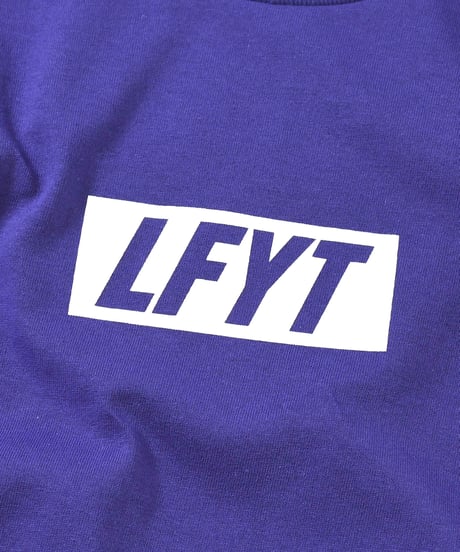 LFYT BOX LOGO TEE Purple Size M
