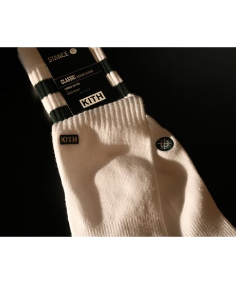 KITH Summer 18 x STANCE Socks Crew Height Green L (US 9-12 , JP 27-30cm)