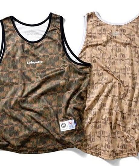 LAFAYETTE × ballaholic - NYC CAMO REVERSIBLE TOPS GREEN×WHITE