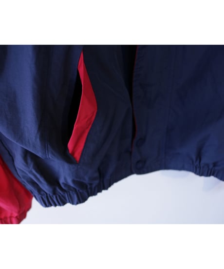 【古着】TOMMY HILFIGER NYLON JACKET Red/Navy Size L