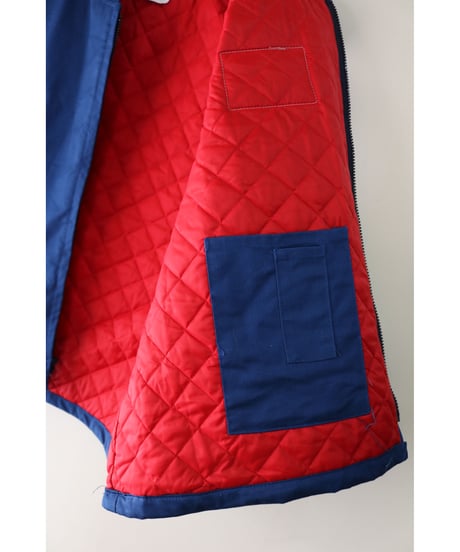 【古着】RIVERSIDE PEPSI VEST Blue/Red Size 2XL