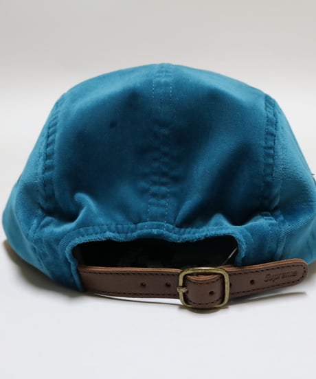 Supreme Velvet Camp Cap FW18 Cyan シアン