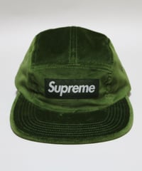 Supreme Velvet Camp Cap FW18 Olive オリーブ