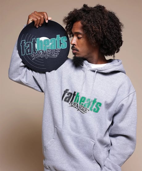 LFYT × fatbeats HOODIE Heather Gray Size L