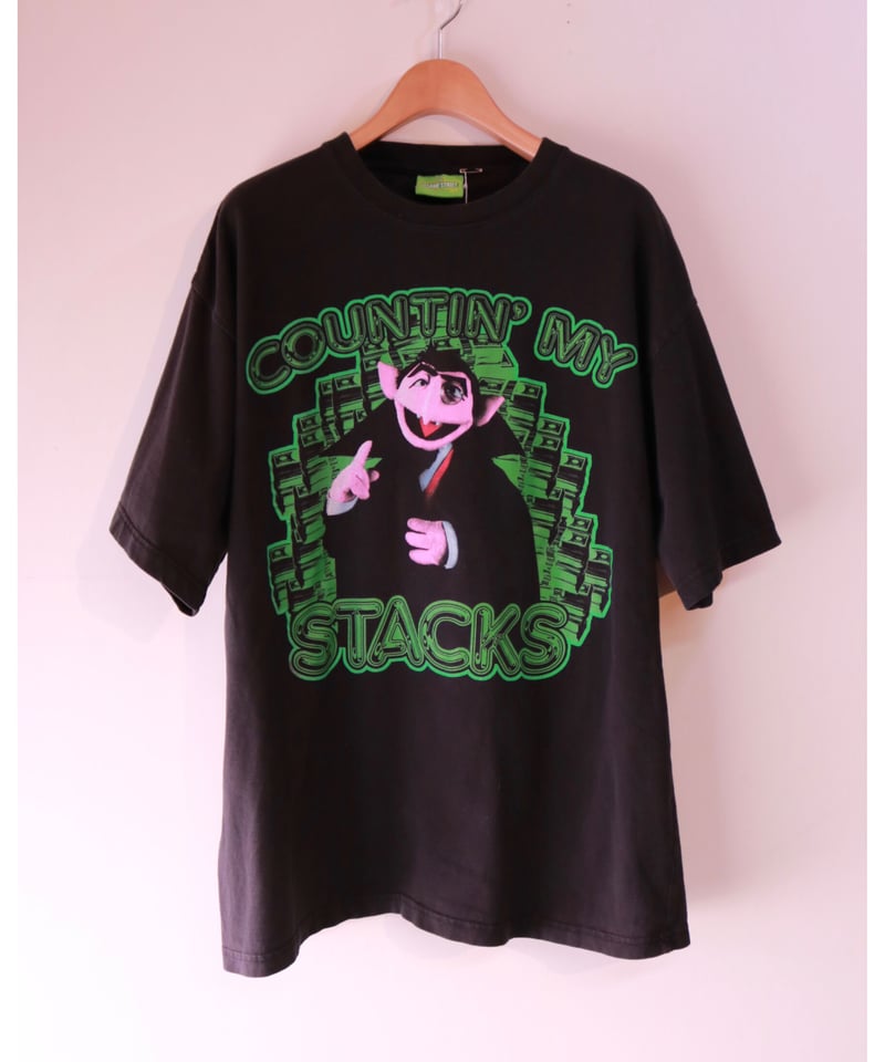 古着】SESAMI STREET COUNT VON COUNT Tee Black Siz
