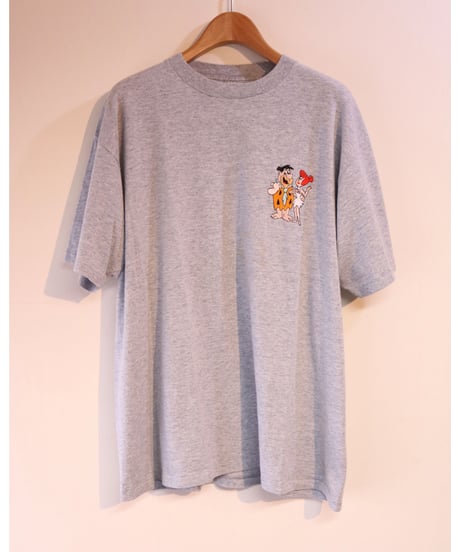 【古着】DELTA THE FLINTSTONE Tee Grey Size XL