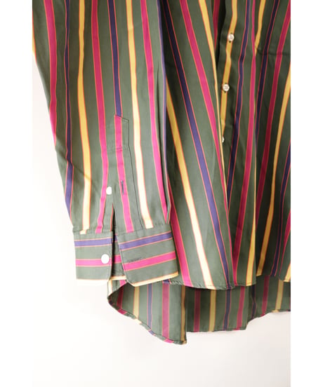 【古着】BURBERRY STRIPE LS SHIRTS Multi Size XL