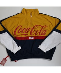 KITH × COCA-COLA Quarter-Zip Nylon Windbreaker XXL YELLOW