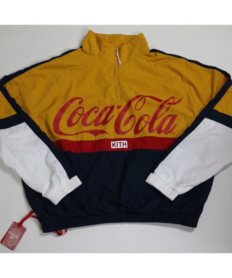 ジャケット/アウターKITH Coca Cola 1/4 Zip Nylon Track Top L - ブルゾン