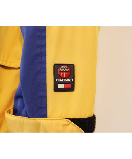 【古着】TOMMY HILFIGER WATERSTOP COLDSTOP JACKET Yellow/Blue/Navy Size M