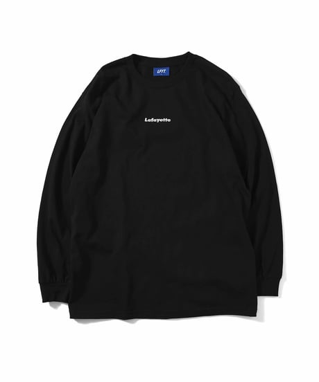 LAFAYETTE スモールロゴ L/S TEE Black Size XL