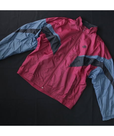 【古着】NIKE NYLON JACKET Wine/Smoke Grey/Black Size L