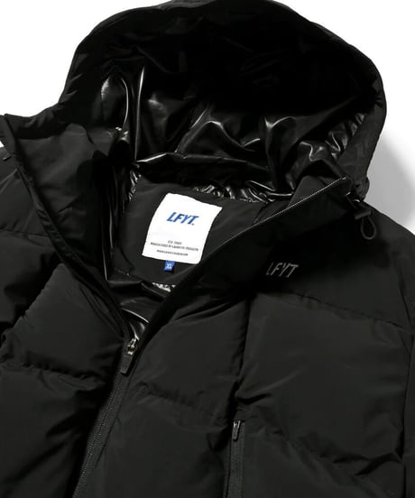 LFYT X-TREAM LOGO PUFFER JACKET BLACK