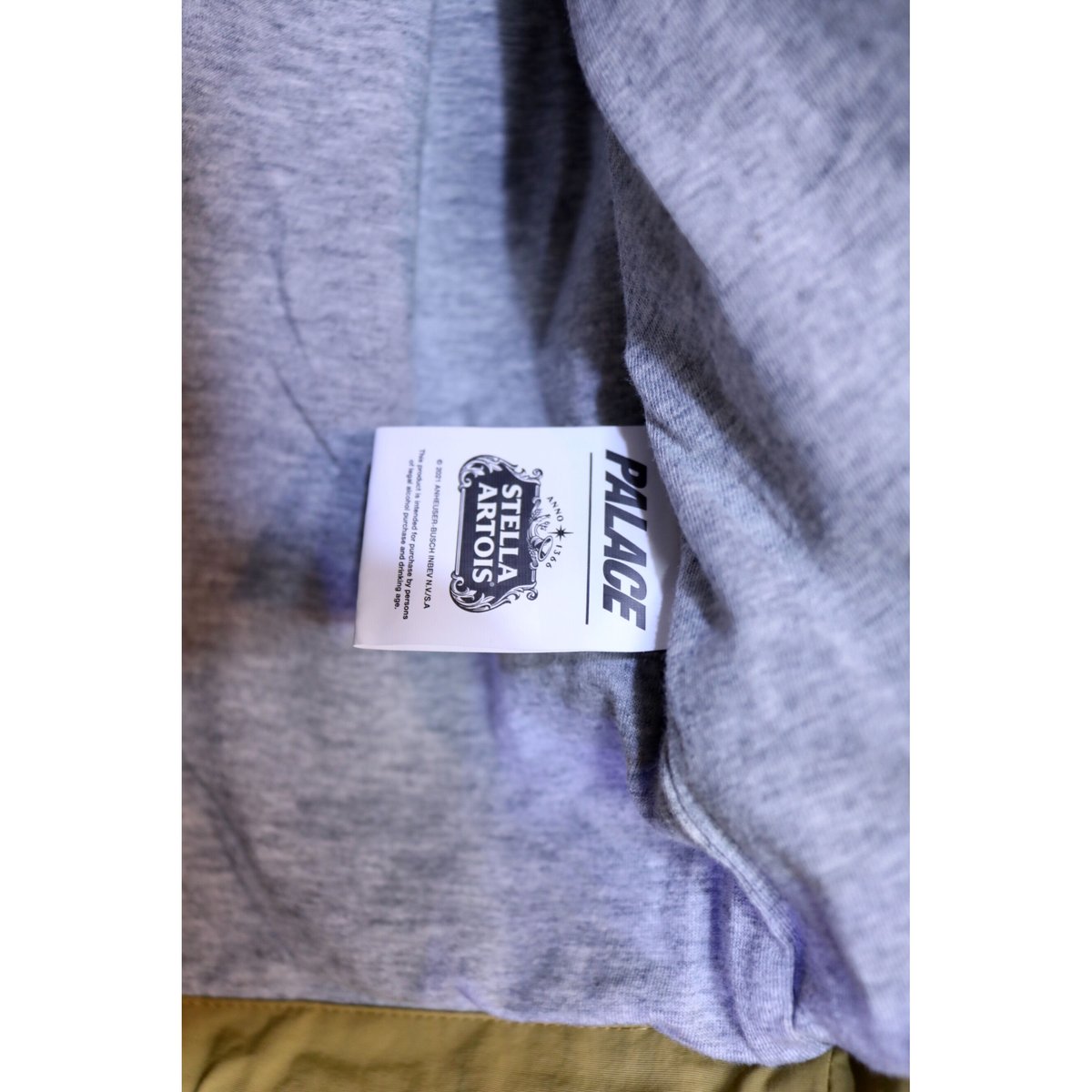 PALACE x STELLA ARTOIS COACH JACKET Yellow Siz