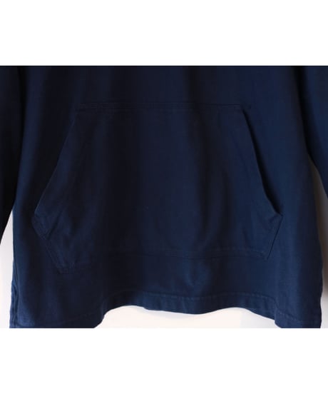 【古着】TOMMY HILFIGER BORDER HOODIE Navy/Red Size M
