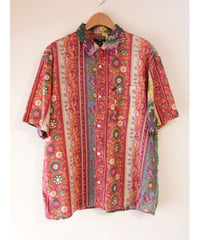 【古着】POLO JEANS RALPH LAUREN BOTANICAL BD SHIRT Multi Size M