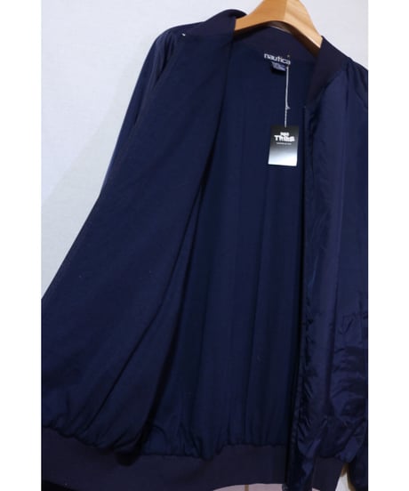 【古着】NAUTICA NYLON JACKET NAVY Size L