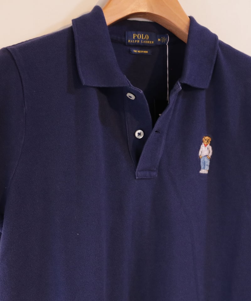 古着】POLO RALPH LAUREN ポロシャツ ワンピース Navy Size M |