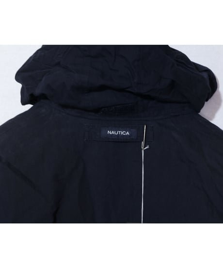 【古着】NAUTICA DOWN JACKET REVERSIBLE Black/Yellow Size XL