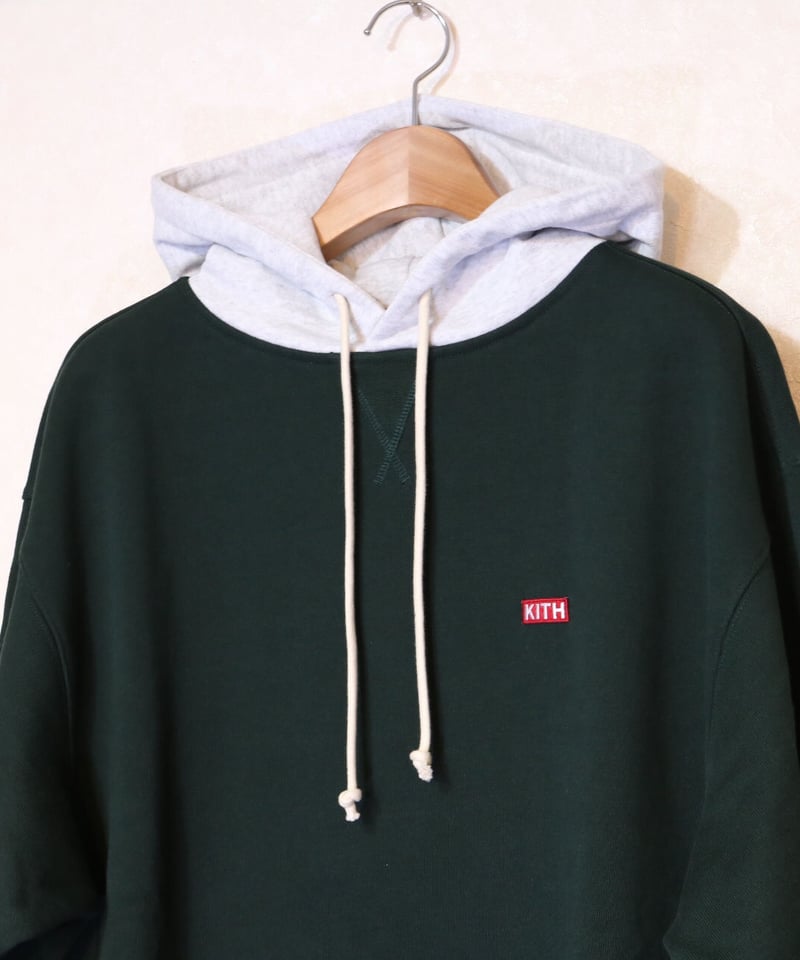 トップス KITH WILLIAMS III CONTRAST HOODIE M KITH WILLIAMS III CONTRAST HOODIE SCARAB Size L