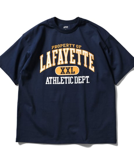 LFYT BIG SILHOUETTE LAFAYETTE PROPERTY COLLEGE TEE 半袖 Tシャツ Navy Size XXL